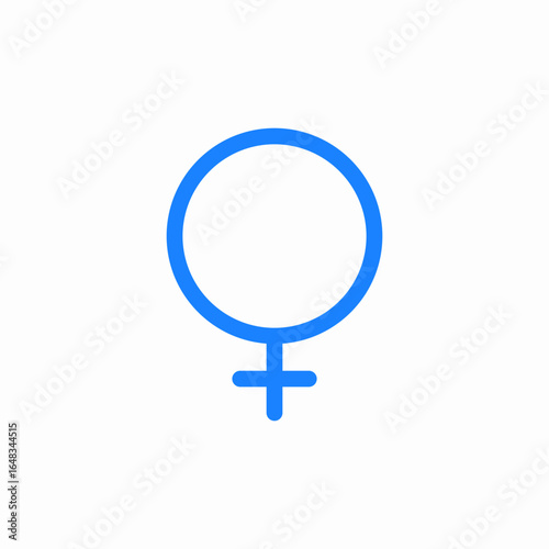 female gender mark icon sign vector