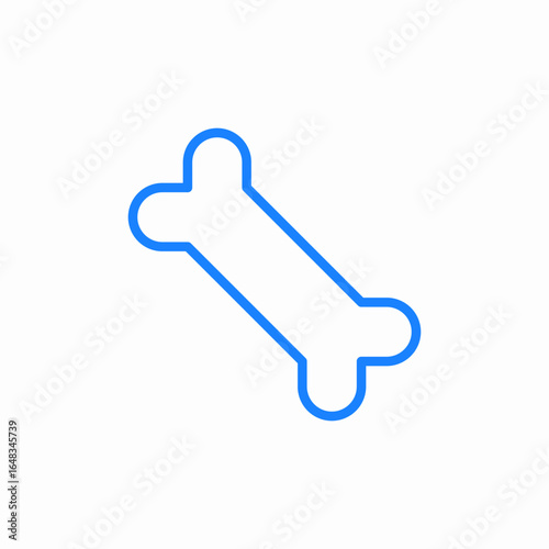 human bone structure icon sign vector