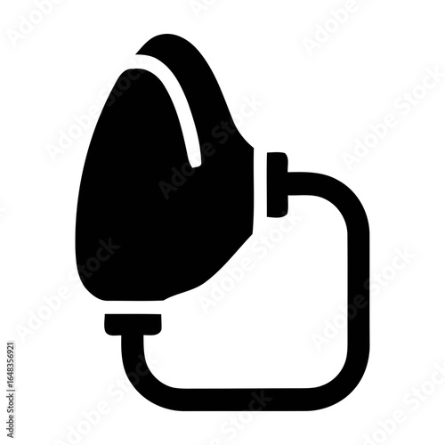 Ambu Bag Icon Emergency Medical Breathing Device Illustration