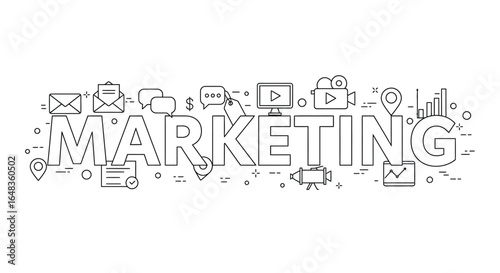 Digital Marketing Concept Vector Illustration