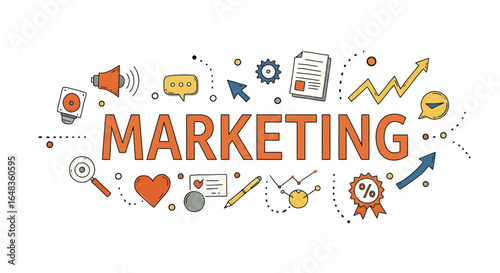 Digital Marketing Concept Vector Illustration