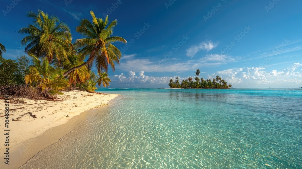 Obraz premium Tropical beach paradise (1)