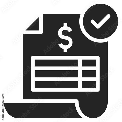 Invoice  Vector Icon 