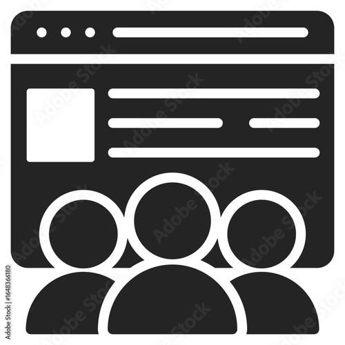 Visitor  Vector Icon 