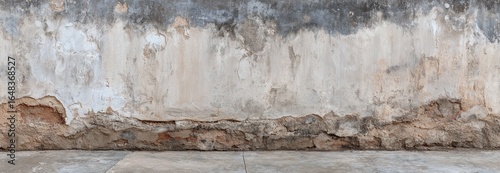 Weathered wall and floor.  Aged texture