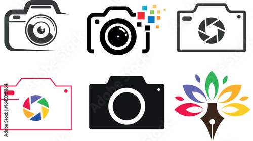 Modern Minimalist Camera Logo Design