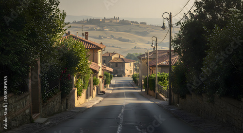 Fototapeta Naklejka Na Ścianę i Meble -  street in italy in the evening