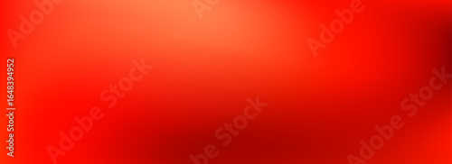 Vivid red gradient background. Abstract smooth hot color gradation wallpaper. Vibrant intense blurred backdrop for banner, poster, leaflet, brochure, booklet. Bright fiery red overlay. Vector