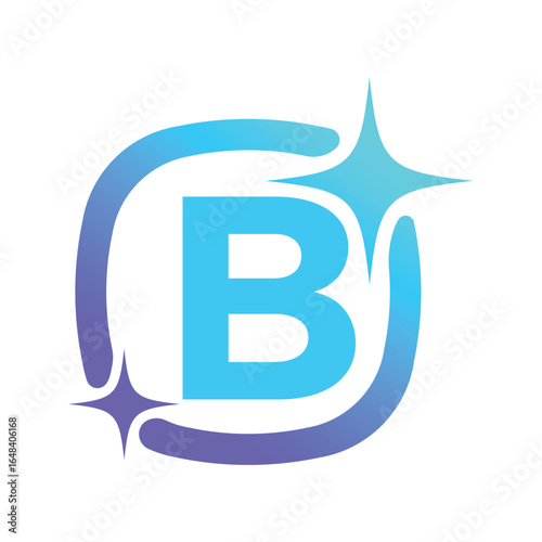 Letter B logo, B logo, AI logo set, modern and minimal design, tech-inspired, colorful icons and symbols, suitable for artificial intelligence, innovation, branding, startups, and digital identity.
B 