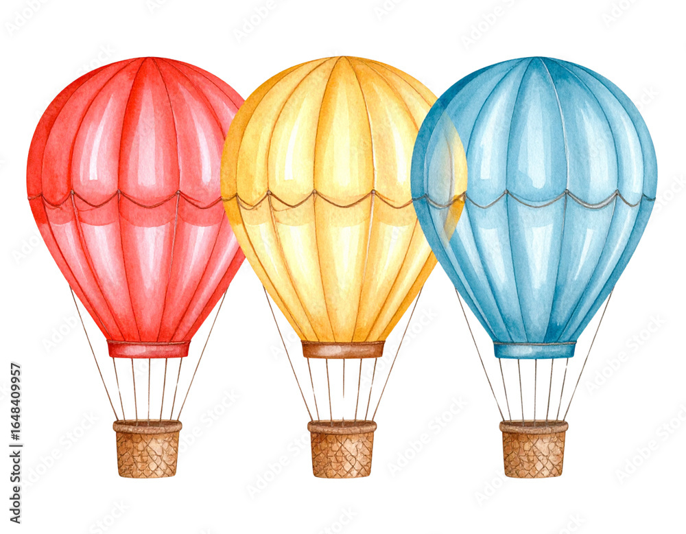 Obraz premium hot air balloon isolated