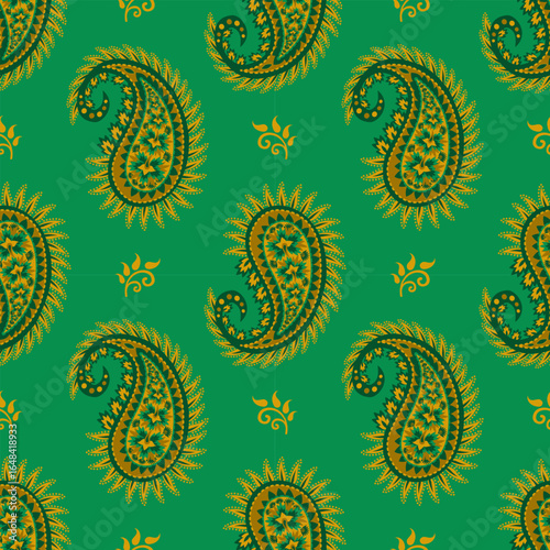 elegant paisley pattern for wallpaper background and textile beautiful paisley originated in persia and paisley is popular in Iran india scotland this paisley design is good for dress shawl scarf rida