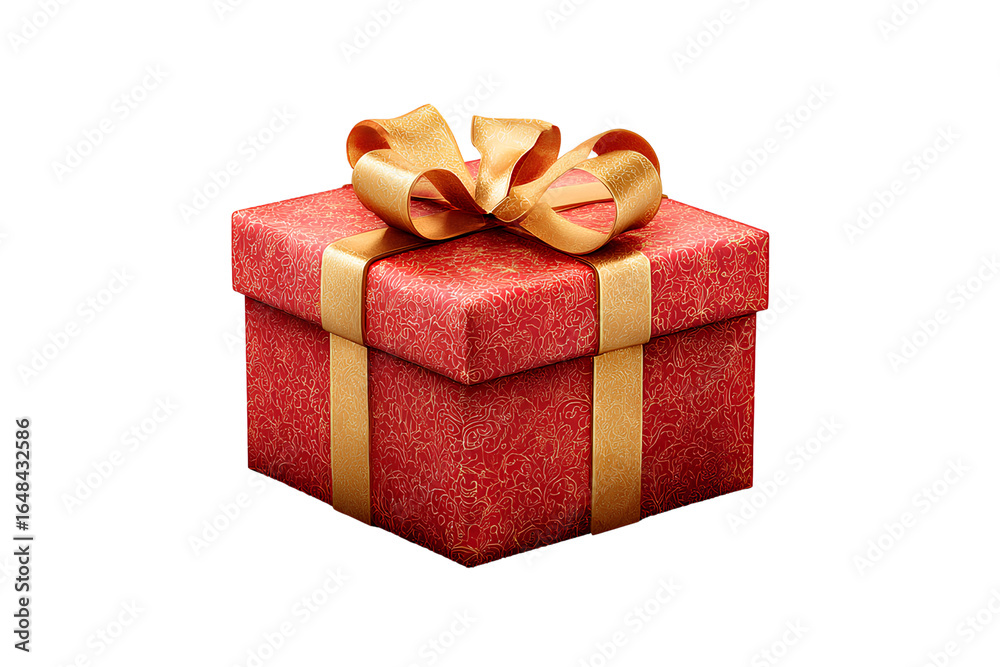 Obraz premium Christmas Gift Box with Bow.