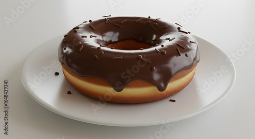 chocolate cake on a plate