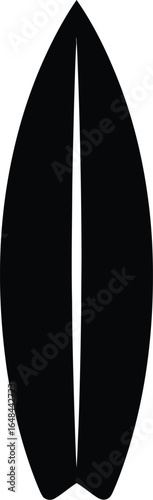 A surfboard, a symbol of summer fun and adventure, representing the thrill of riding the waves and the freedom of the ocean