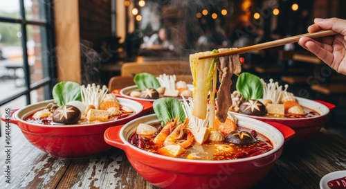 comfort food in the chinese restaurant, malatang