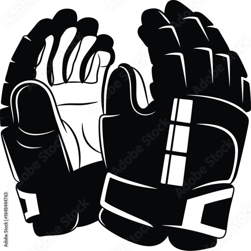 Hockey gloves, essential protective gear for ice hockey players, ensuring safety and comfort during intense winter games and competitions