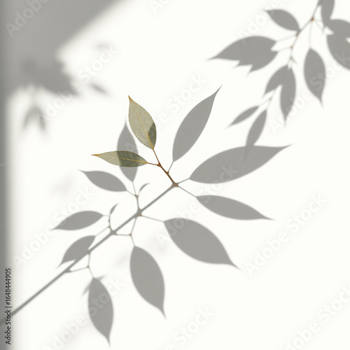shadow overlay effect. Gray shadow of leaves isolated on white background. Plant foliage leaf shadow light effect. 
Mockup Blurred tree branch shadow. Ideal for summer spring design elements PNG
