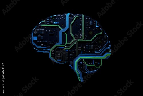 human brain vector illustration