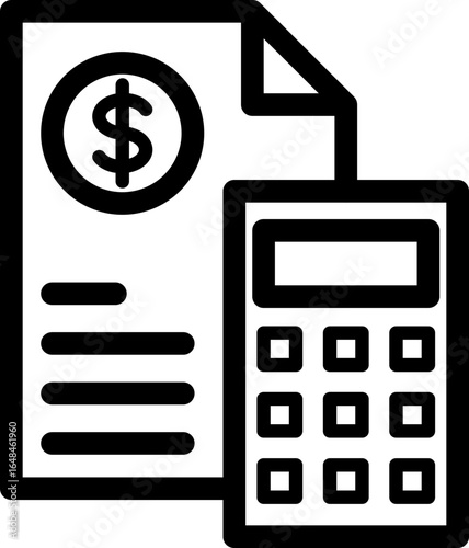 calculator icon vector