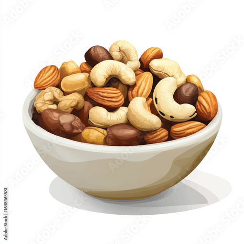 a handful of mixed nut