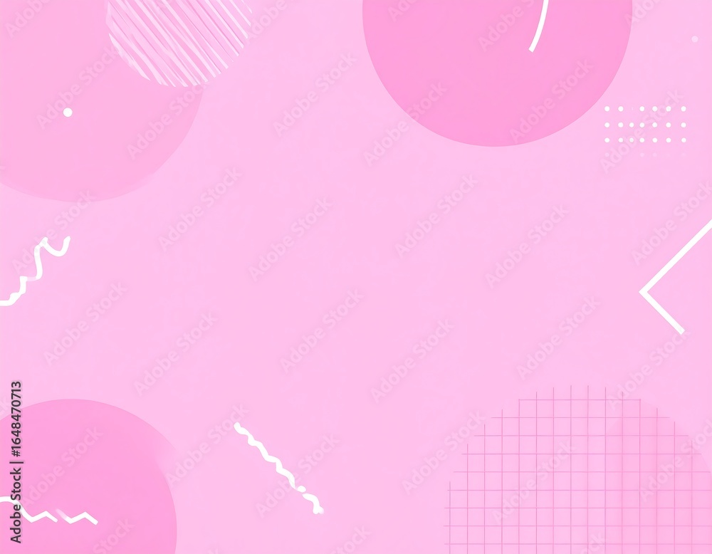 Pink, abstract shapes, geometric Pink, abstract shapes, geometric