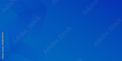 Abstract Hexagon Blue Tech Finance Fintech Background  modern simple art good