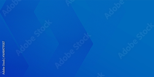 Abstract Hexagon Blue Tech Finance Fintech Background  modern simple art