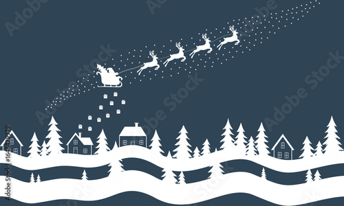 Christmas festival pattern Snow at Senta Cross gives a white tone gift, Christmas, Vector, Santa Claus, XMAS Illustration, Holiday Sale, Greeting Card, New Year Background.