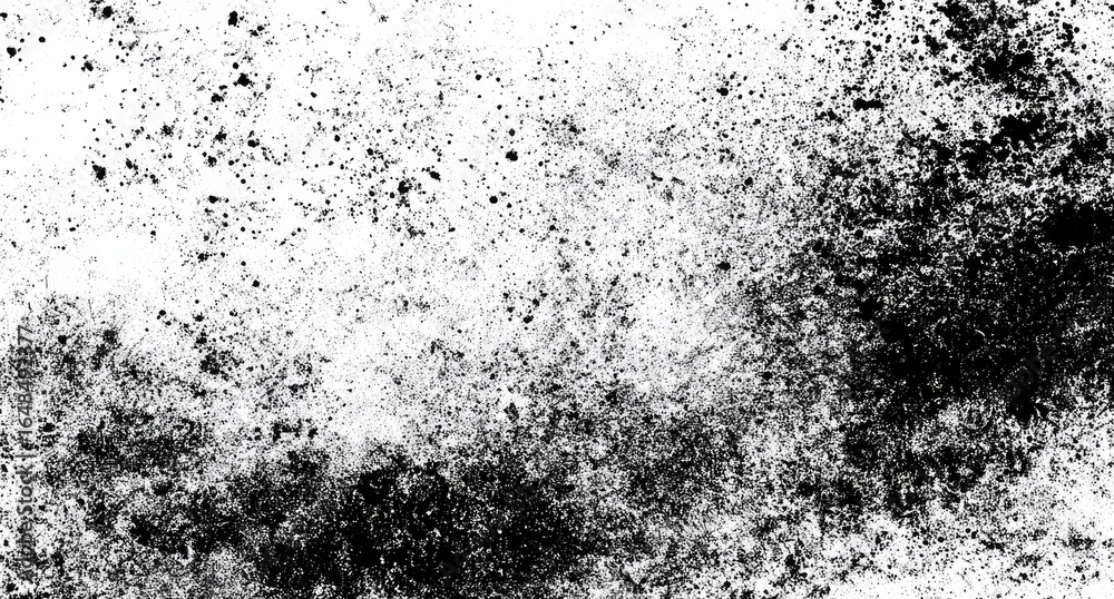Fototapeta premium Abstract monochrome texture with scattered dark marks