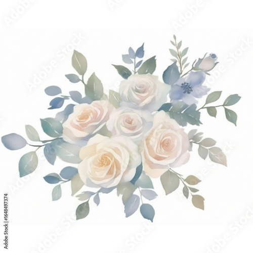 floral arrangement watercolor