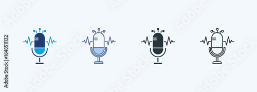 Speech Recognition Multiple Style Icon Collection