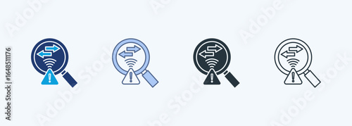 Intrusion Detection System Multiple Style Icon Collection