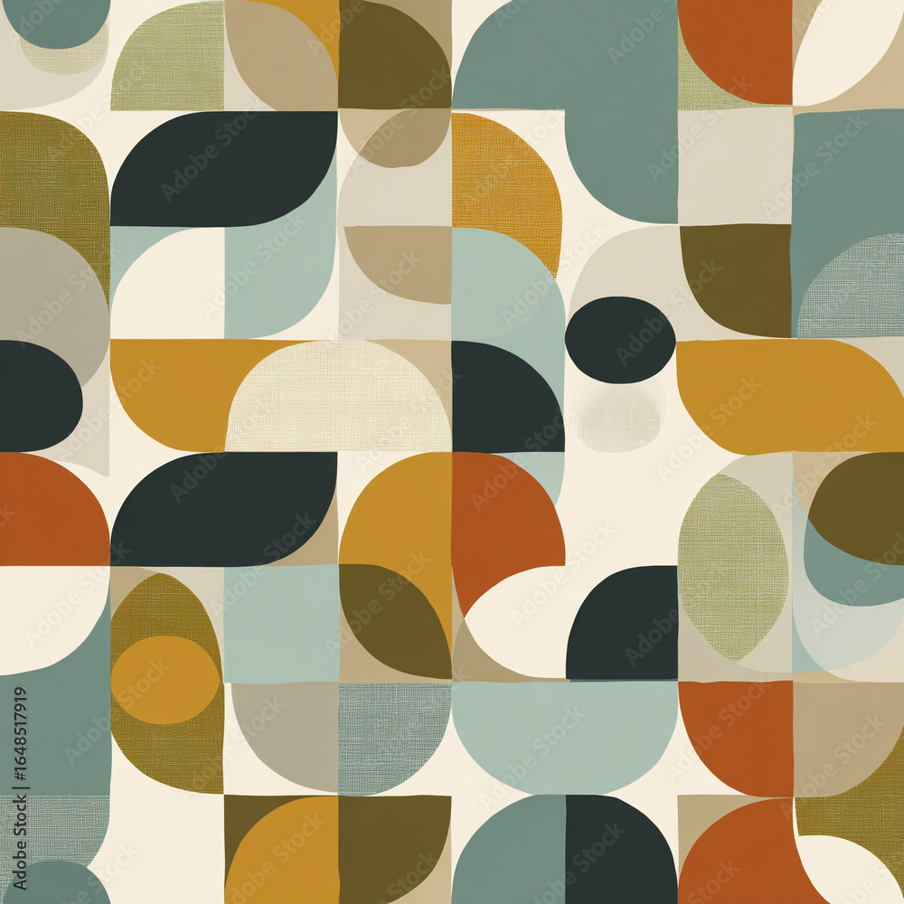 mid-century modern abstract pattern mid-century modern abstract pattern