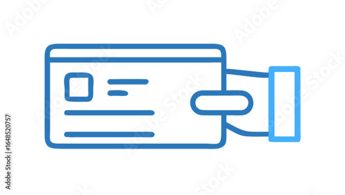 Credit card payment method icon vector illustration for finance and business concept design element vector