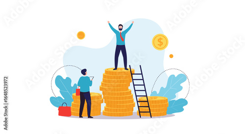 achieving financial success and wealth accumulation through strategic planning and hard work