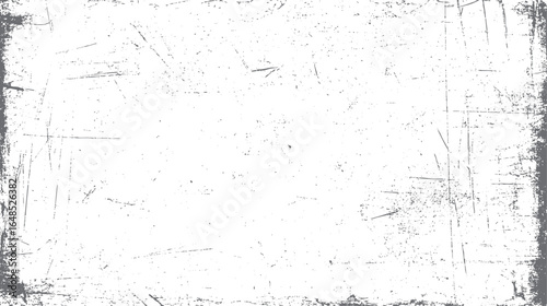 Grunge texture background with scattered scratches and distressed edge details. Vintage worn surface effect with subtle noise and rough marks.