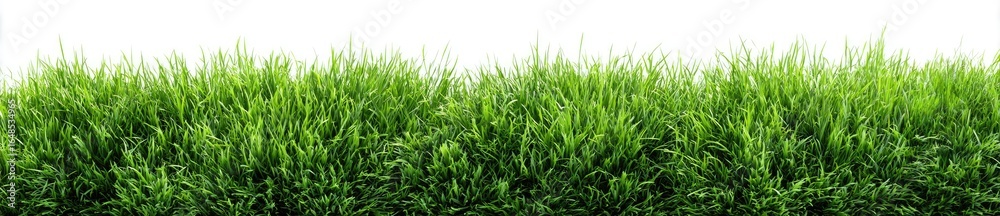 Obraz premium Lush green grass field