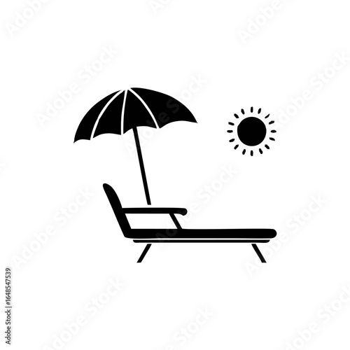 Simple Design Beach Chair Vec...