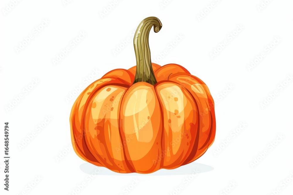 Obraz premium Vibrant autumn pumpkin illustration