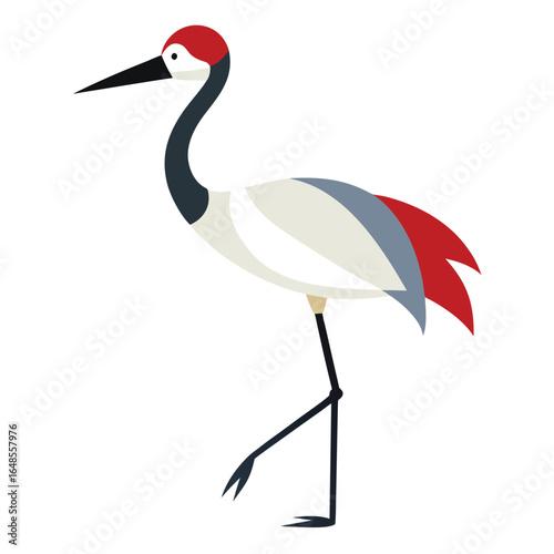 Crane White Background