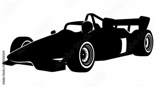 formula one car silhouette