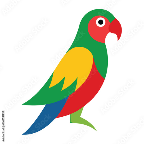 Parrot White Background