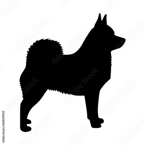 Silhouette Dog - Siberian Husky