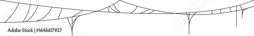 Halloween Spider Web Header