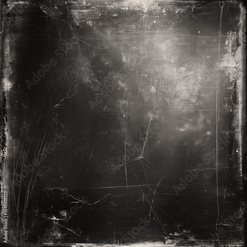 Distressed black and white texture overlay perfect for graphic design projects creating a vintage or grunge aesthetic. Suitable for backgrounds, textures, and overlays.