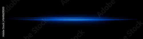 Speedline. Three parallel glowing beams with blurred transitions. Motion effect creates sense of acceleration and energy in symmetrical layout.