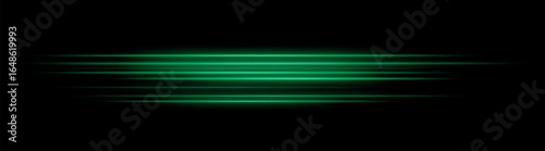 Lightline. Horizontal layered beams forming wide blur with symmetric flow. Composition evokes fast movement and glowing streak on dark backdrop.