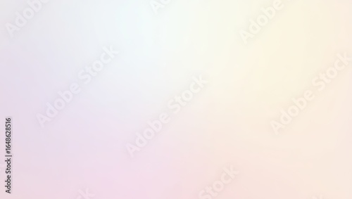 Delicate, soft color gradient background.