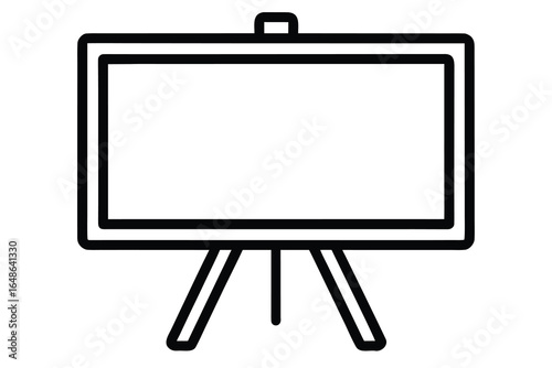 whiteboard vector icon