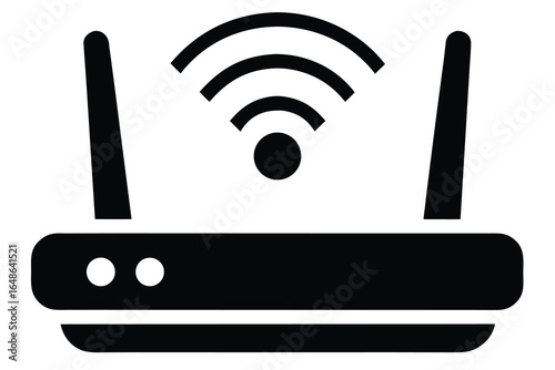 wi fi router vector icon